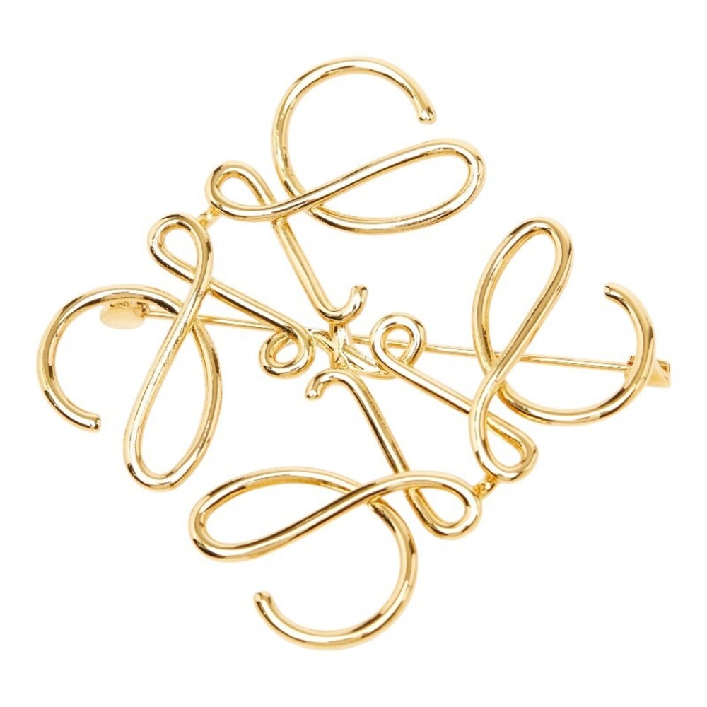 LOEWE Gold Brooch